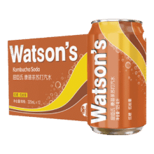 屈臣氏（Watsons）屈臣氏苏打汽水康普茶味气泡饮料325ml*24罐装 325ml*12罐装*254.98元（合27.49元/件）