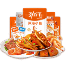 劲仔 深海小鱼 轻辣零食礼包518g￥27.90 比上一次爆料降低 ￥2