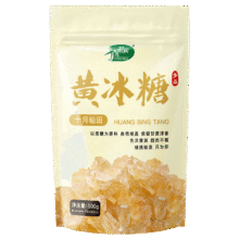 十月稻田 黄冰糖 500g 多晶冰糖蔗糖 500g*1袋1.92元