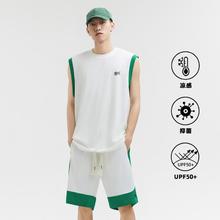 361° 男款篮球背心短裤运动训练服84元