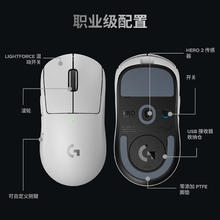 罗技 logitech GPW 三代 无线鼠标 32000DPI 粉色券后670.65元