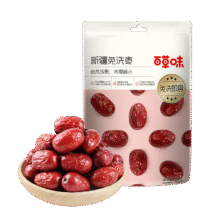 百草味 免洗红枣 500g*2件15.8元（合7.9元/件）