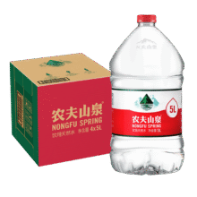 京东百亿补贴：农夫山泉 NONGFU SPRING 7.45元一桶！饮用天然水5L*4桶 3箱装*2件+凑单178.92元（需凑单，主商品合89.46元/件）