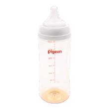 贝亲（Pigeon）自然实感第3代 婴儿PPSU奶瓶 宽口径 330ml AA193 L号 6个月以上67.95元