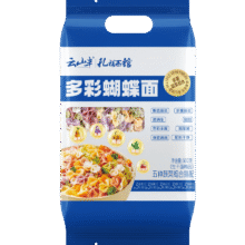 需首单：云山半 多彩果蔬蝴蝶面500g5.44元