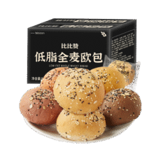 比比赞（BIBIZAN）全麦面包欧包800g整箱 无蔗糖杂粮饱腹代餐休闲零食蛋糕点心早餐5.06元