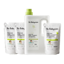 babycare婴儿洗衣液 无酒精宝宝专用儿童酵素去污清洁剂（3.3L组合装）89.3元（需领券，合44.65元/件）