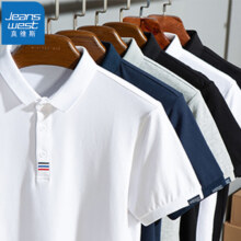 真维斯JEANSWEST   男士珠地网眼弹力POLO衫  EE-31-173181两件到手价79.6元（需领券）
