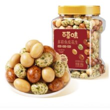 百草味 鱼皮花生 500g6.72元包邮