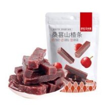 薛记炒货 原味/桑葚山楂条200g*3袋史低15.9元包邮