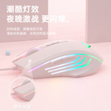 有线鼠标静音游戏电竞专用机械笔记本台式电脑usb通用办公带侧键22.1元