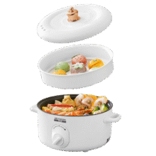 京东PLUS:半球（PESKOE）多功能锅 电火锅 家用电热锅煎烤料理锅涮肉锅火锅 5升 TS-50B53.67元（需领券）