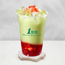1点点 草莓森林（中杯）16.2元