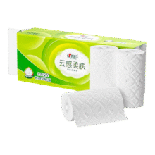 心相印卷纸云感柔肤立体压花卫生纸 无芯 提装 4层 70g/卷*10卷6.9元（需领券）