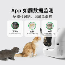 小佩 智能自动猫砂盆全自动猫厕所MAX2 电动铲屎机 开放式一键换砂隔臭555.35元