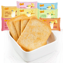 米多奇烤馍片馍丁馒头片多口味休闲零食饼干整箱 混合口味465g4.9元