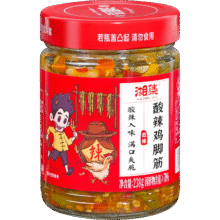 湘集 酸辣鸡脚筋 238g*1瓶11元