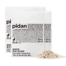 pidan 豆腐膨润土混合猫砂 9.6KG184元（合61.33元/件）