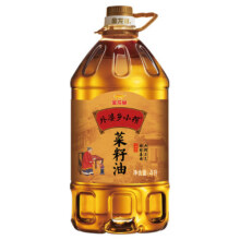 金龙鱼外婆乡小榨菜籽油4L/瓶 菜籽油 食用油家用大桶70元