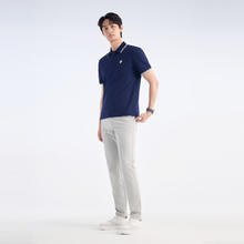 罗蒙 5A抗菌桑蚕丝 速干POLO衫 黑色37.1元