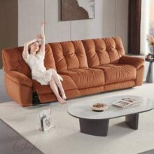 lazboy 乐至宝 GN.660 云中漫步 三人位右电动零靠墙布艺功能沙发 多色 2.83m新低5218.16元包邮