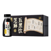 临期：六养 五黑芝麻饮 230g*8瓶（25/7/19）6.9元包邮（需领劵）