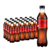 可口可乐（Coca-Cola） 可乐雪碧芬达可选汽水碳酸饮料500ml瓶整箱装 无糖可乐500ml*24瓶110元（需领券，合55元/件）