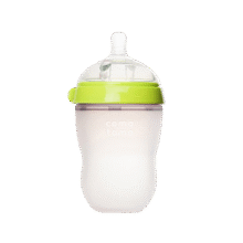 可么多么（como tomo）婴儿新生儿宽口径硅胶奶瓶 仿母乳防胀气 (3-6月) 绿色 250ml119元 (券后省20)
