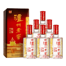 泸州老窖 六年窖头曲 52° 浓香型 500ml 6瓶378.65元（需领券）