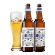 青岛啤酒 TSINGTAO 全麦白啤瓶装 10度 500mL 12瓶（赠白啤330mL*6罐）63.5元（需买2件，需用券）