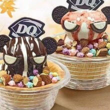 美团到店 DQ·蛋糕·冰淇淋 奶凶熊2选1 全国321城共1247家门店可用原价33元 现价19.9元