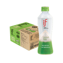if 100%椰子水 饮料 350ml *12瓶返超市卡后55.6元