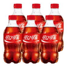 可口可乐迷你型小瓶便携碳酸饮料可乐型汽水整箱经典口味 300mL*6瓶6元