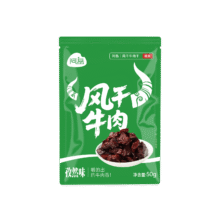 阿品 蒙古风干牛肉干 孜然味50g11.8元（合5.9元/件）