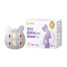 PLUS：孕味食足 复合维生素活性叶酸28片+DHA14粒 孕早期营养包（1周7天的量）2.58元包邮（需试用）