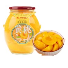 再降价：林家铺子黄桃罐头820g 水果罐头纯糖熬制品牌爆款商超同售送礼礼品 【保质期至25年8月】820g*1罐4.95元（需领券）