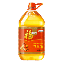 福临门食用油 浓香压榨一级花生油4L 中粮出品 4L*1桶59元（需领券）