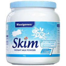 Plus:美可卓（Maxigenes）澳洲蓝妹子脱脂成人奶粉1kg/罐0蔗糖高钙高蛋白儿童学生中老年78.99元（券后58.99）