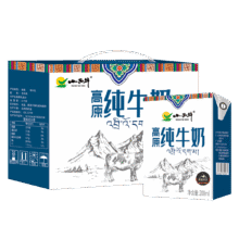 小西牛 纯牛奶青藏牧场纯牛奶早餐奶200ml*10盒20.9元