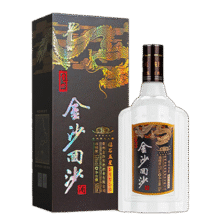 金沙回沙酒 钻石五星 酱香型白酒 53度 500ml 单瓶装 纯粮食口粮酒88.1元