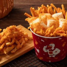 【六一特惠】招牌三合一中份+香酥鸡柳1份18.8元