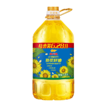 金龙鱼不油腻葵花籽油6.28L×1桶60.84元