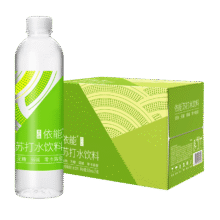 依能 青柠檬味 无糖无汽弱碱苏打水饮料 500ml*15瓶/箱30.27元包邮（需领券，合15.13元/件）