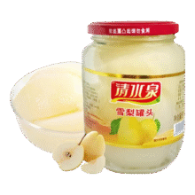 清水泉梨罐头510g 1瓶 梨2.9元