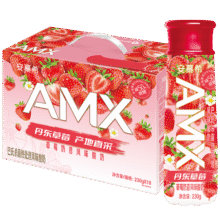 安慕希 高端畅饮 酸奶 3.1g蛋白质 瓶装 草莓味 10瓶 230g32.06元