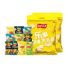 Lay’s/乐事薯片大礼包多口味400g×2包零食小吃露营踏青送礼89.6元（需88vip会员，需领券，合44.8元/件）