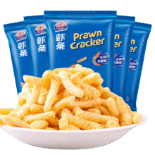 亲亲 鲜虾条 80g6.6元（需领券，合2.2元/件）