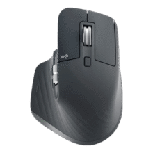 罗技（Logitech）大师系列 MX Master 3S 无线蓝牙鼠标 商务办公轻音鼠标 人体工学 石墨黑商用版599元 (月销1w+)