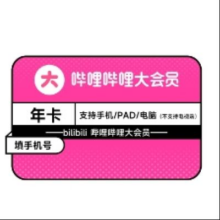 16日0点：哔哩哔哩 大会员年卡12个月90元（淘金币抵扣后到手79.85元）