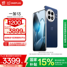 一加 13 高通骁龙 8 至尊版 6000mAh 冰川电池 旗舰影像 OPPO AI游戏5G手机 蓝调时刻 16GB+512GB3399元（需会员领券）